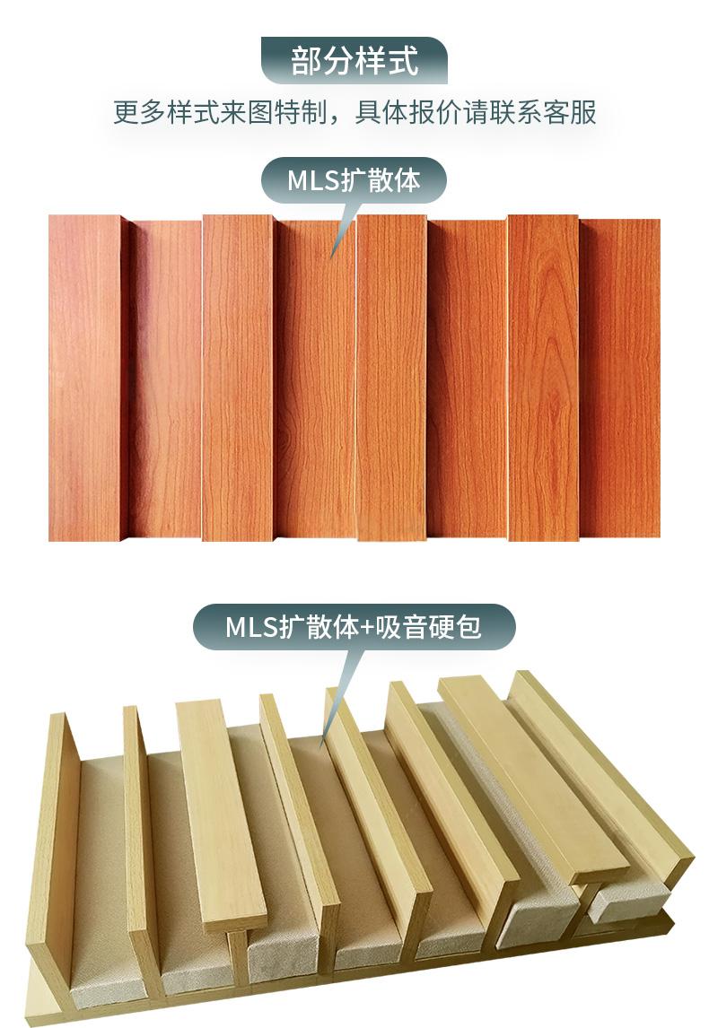 擴散體穿孔吸音板樣品